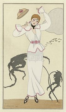 George Barbier - Robe de drap blanc (1912) sur Peter Balan