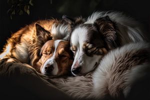 Sleeping Dogs mignon, éclairage et couleurs magnifiques. sur Surreal Media