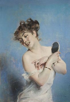 Giovanni Boldini, Het toilet, ca. 1880