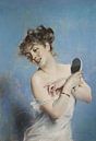 Giovanni Boldini, Het toilet, ca. 1880 van Atelier Liesjes thumbnail