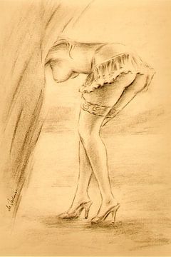 Sexy Woman in High Heels by Marita Zacharias