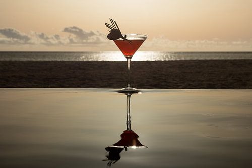 Coucher de soleil sur la mer