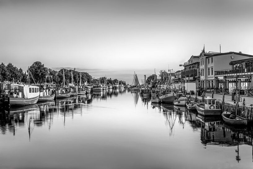Warnemünde noir et blanc par Manfred Voss, Photographie Noir et Blanc