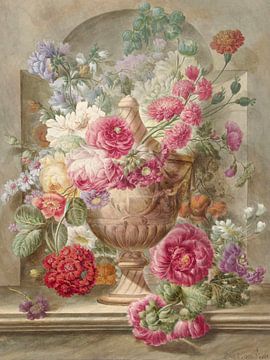 Vaas met bloemen, Pieter van Loo