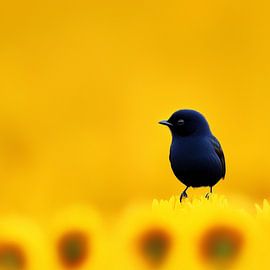 Geel natuur landschap zonnebloemen