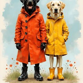 Mach einen Spaziergang - Labradore humorvoll von Petra Dreiling-Schewe