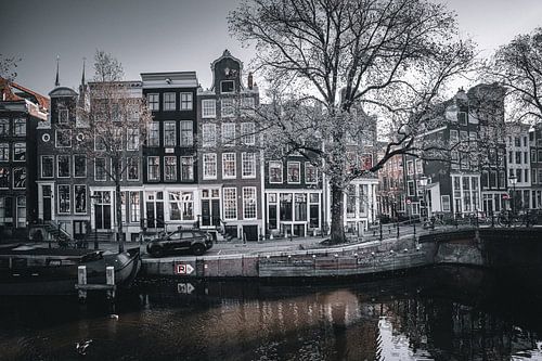 Amsterdam in black and white