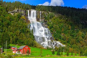 Tvindefossen, Norwegen von Henk Meijer Photography