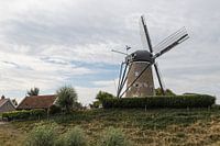 Vieux moulin à vent dans la province de Zélande.