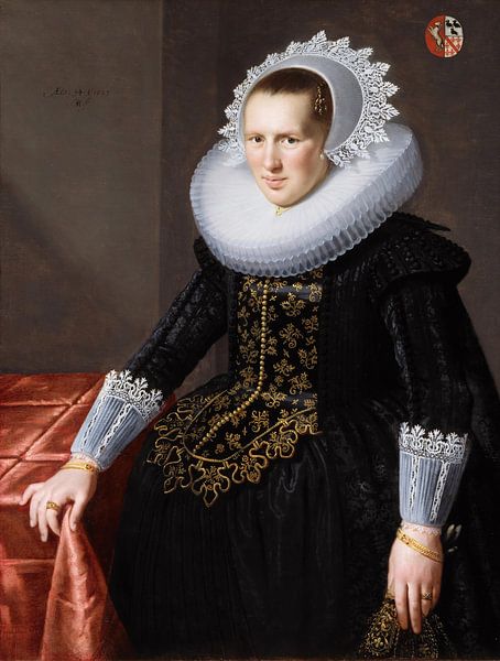 Portrait of Anna Strick, Paulus Moreelse by All the Masters