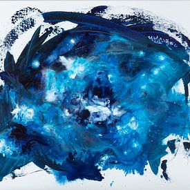 Blue explosion by Sonja Lechner