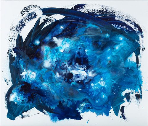 Blaue Explosion von Sonja Lechner