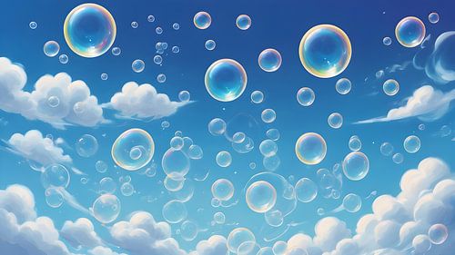 Des bulles de savon oniriques flottent dans l'air
