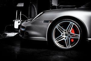 Porsche 911 turbo Typ 997.1 in special black & white