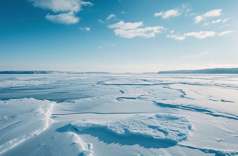 Zauberhafte Winterlandschaft von fernlichtsicht