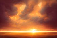 Das magische Glühen der Abendsonne