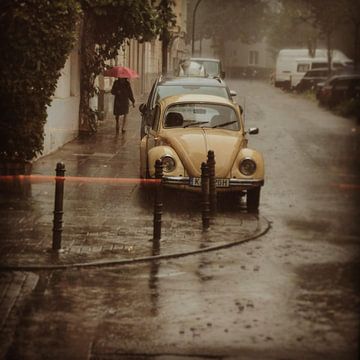 Köln Nippes im Regen von Christian Krieger