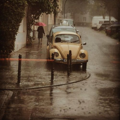Les mamelons de Cologne sous la pluie
