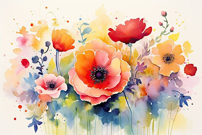 Mohnblumen von Bert Nijholt