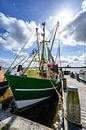 Vissersschepen in de haven van Zoutkamp van Sjoerd van der Wal Fotografie thumbnail