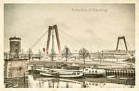 Oude ansichten: Rotterdam Willemsbrug van Frans Blok thumbnail