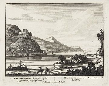 Jan van Call (I), Ansicht von Hammerstein am Rhein mit einer Ruine, 1694 - 1697