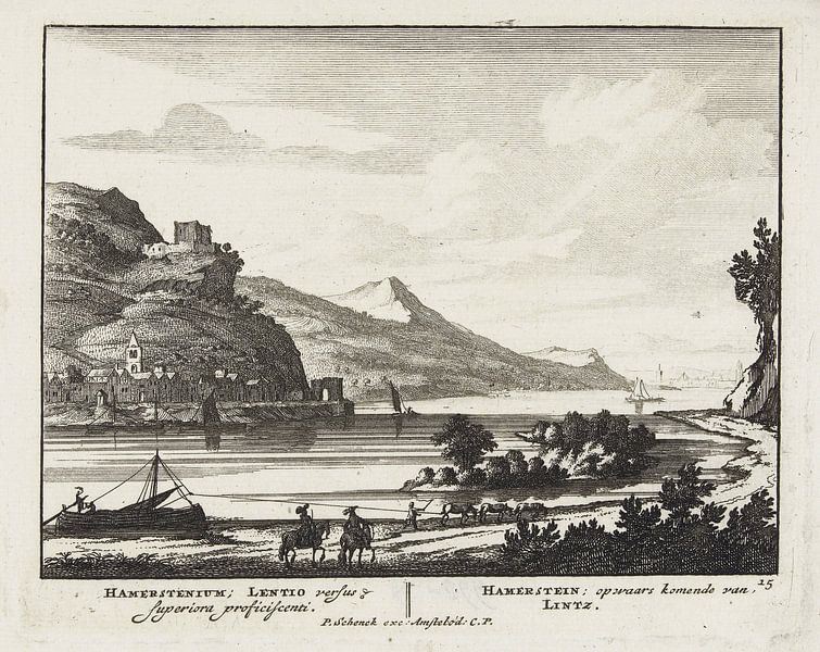 Jan van Call (I), Ansicht von Hammerstein am Rhein mit einer Ruine, 1694 - 1697 von Atelier Liesjes