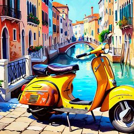 Bella Italia: Venedig und Motorroller von DeVerviersBelgium