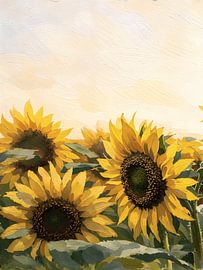 Sunflower field by IamHome Studio