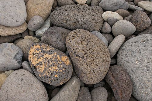 Kleurrijke vulkanische stenen