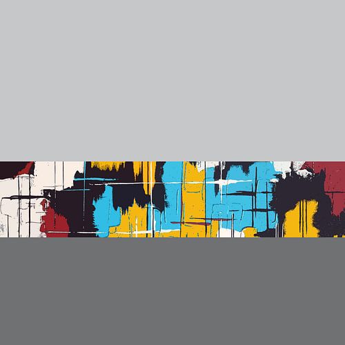 Abstracte kleurvlakken / Krachtvelden 04 / Grijstinten