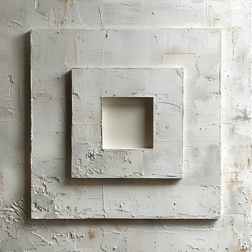 Abstracte Verdiepingen in Witte Panelen