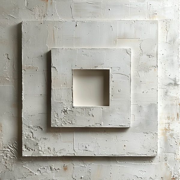 Planchers abstraits en panneaux blancs par Color Square