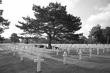 Begraafplaats Omaha Beach van Corine Maas