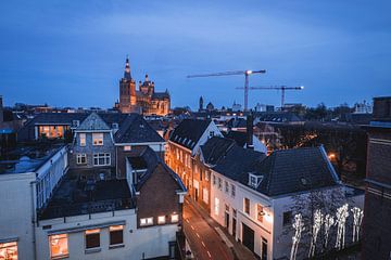 Den Bosch dans la nuit sur Zwoele Plaatjes