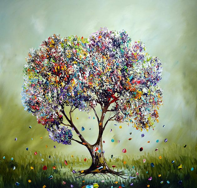 Le monde vert par Gena Theheartofart