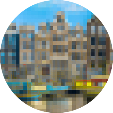 Aan de Amsterdamse grachten II - abstract