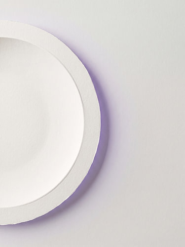 Architecture of silence, shaped by white and light