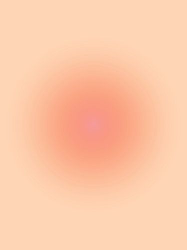 Een lichtperzikkleurig abstract kleurverloop op koraalrood. Minimalistische kunst in retrostijl