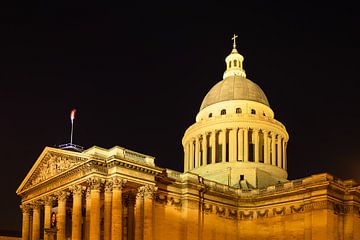 View to the Pantheon in Paris, France van Rico Ködder