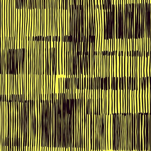 Lignes Abstraction Jaune