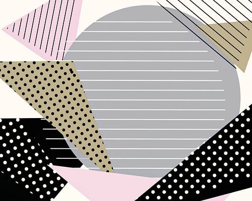 Scandinavische Retro Geometrie II