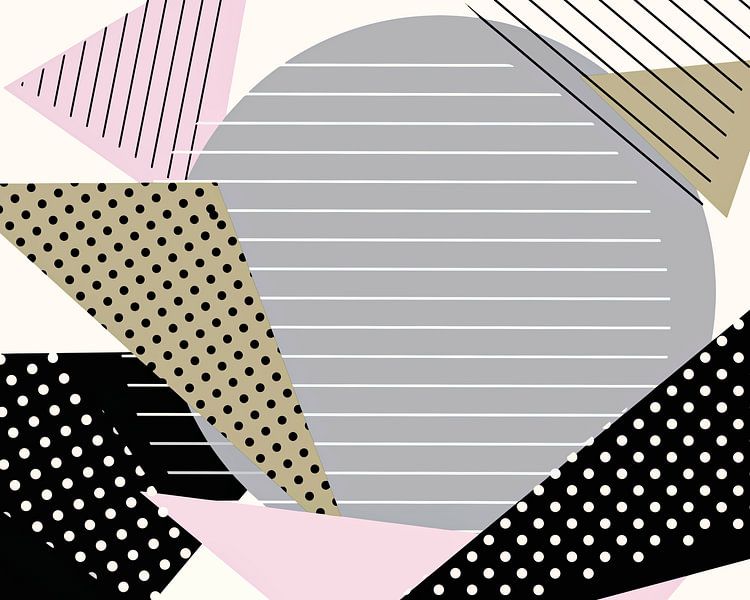 Scandinavian Retro Geometry II by FRESH Fine Art