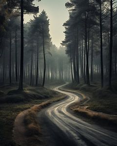 Nebelstimmung im Wald