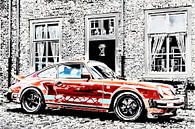 Porsche Carrera in Heusden als artwork van 2BHAPPY4EVER.com photography & digital art thumbnail