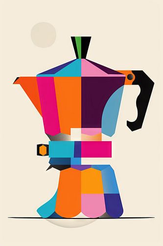 Abstracte Bialetti - Koffie