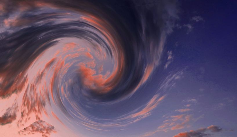 Abstraktes Bild / Wolken von Roy IJpelaar