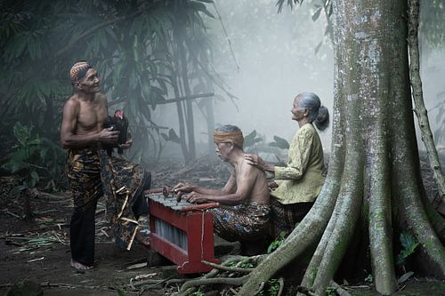 Scene uit het verleden