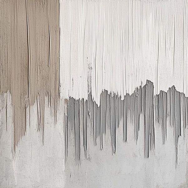 Des couches de beige et de gris dans un jeu minimaliste par Color Square