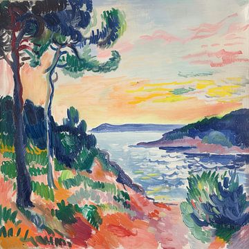 Op Henri Matisse geïnspireerd landschap van Niklas Maximilian